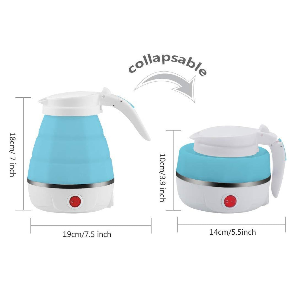 Portable Electric Kettle - Silicone Foldable Electric Water Kettle ( 600 ml )