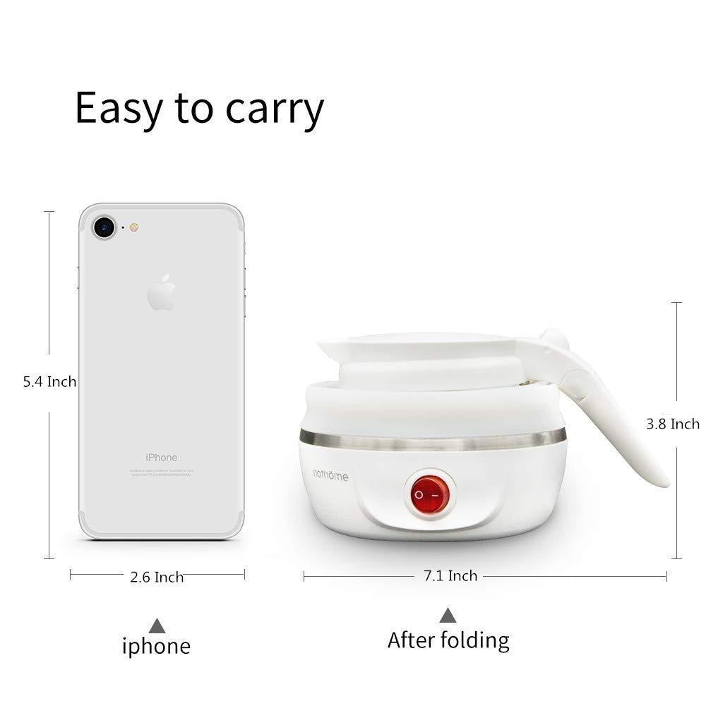 Portable Electric Kettle - Silicone Foldable Electric Water Kettle ( 600 ml )
