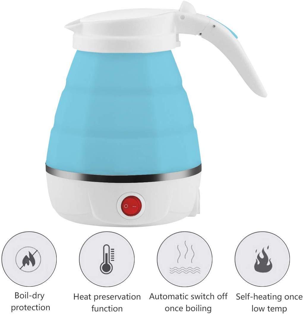 Portable Electric Kettle - Silicone Foldable Electric Water Kettle ( 600 ml )