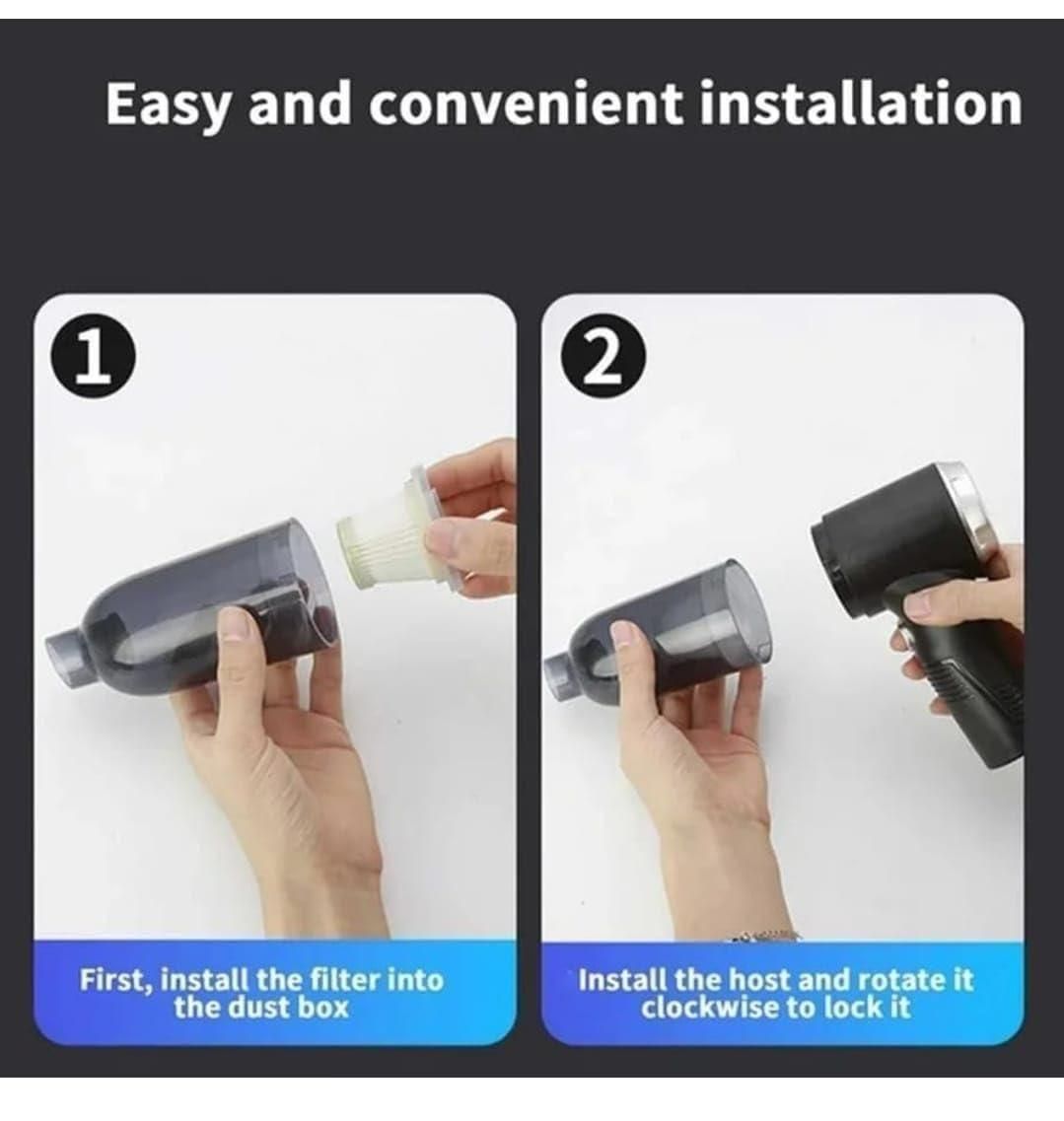 Portable Air Vacuum Suction Cleaner- Wireless